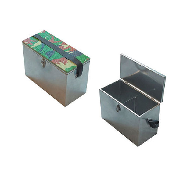 Рыболовный ящик Россия оцинкованная сталь 30x19x29 в Бугульме