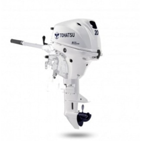 Лодочный мотор Tohatsu MFS 20 EW S NEW белый 4 тактный в Бугульме